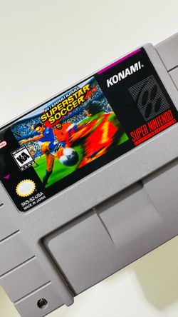 International Superstar Soccer For Super Nintendo SNES Game Cartridge