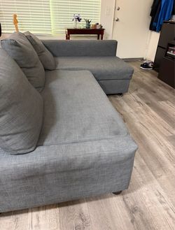 IKEA FRIHETEN Sleeper Sectional Sofa w/ Storage – Dark Gray - Pickup Only