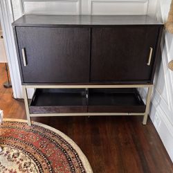 Brown Wood Sideboard 