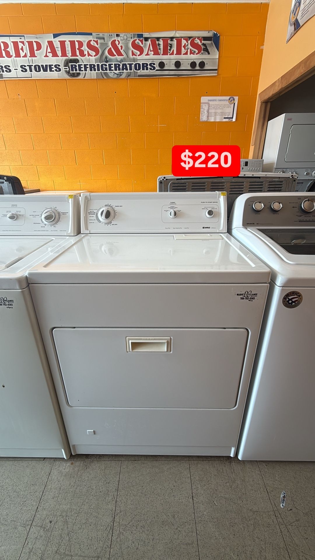 Kenmore Gas Dryer With Warranty