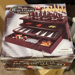Board Game Set - Deluxe 15 in 1 Tabletop