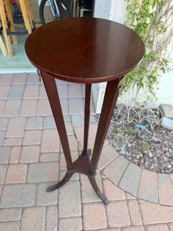 Tall side table