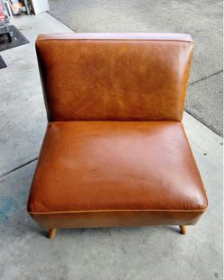 World Market Leather Accent Chair