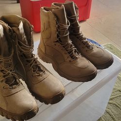 Tan Boots 8.5 Fits 9.5 Size Rocky