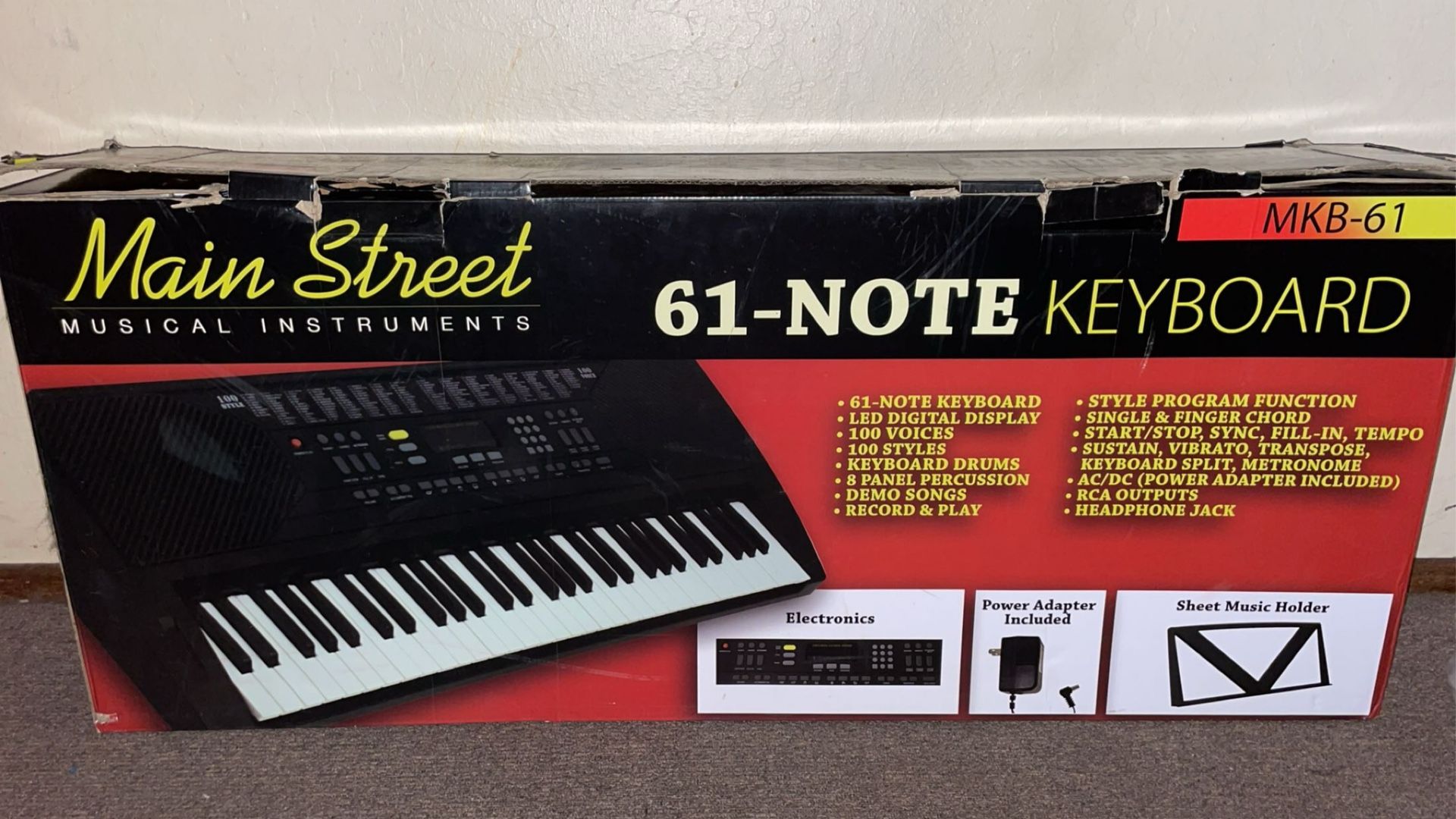 Main Street Piano 61 Note Keyboard