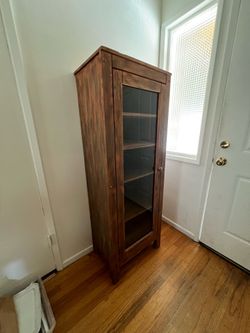 Wooden Cabinet with Glass window