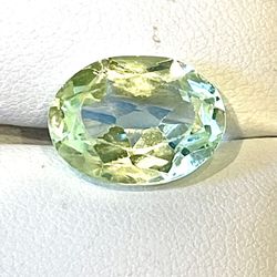Chrysoberyl or Green Topaz Cabochon 8.4 Carat