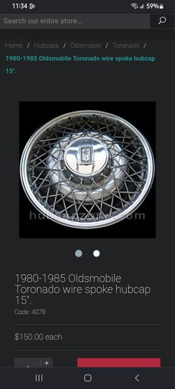 Oldsmobile hubcaps