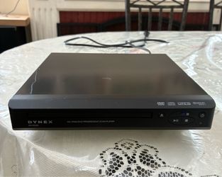 Dynex Progressive-Scan DVD Player DX-DVD2. Compact size.  No Remote.