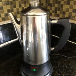 Like New Barely Used Stainless Steel 10 Cup Kettle 