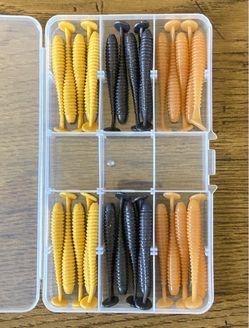 Fishing Lures - 30 piece 2.5 inch Paddle Tail Kit