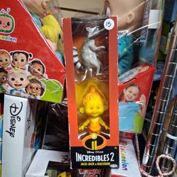INCREDIBLES JACK JACK & RACCOON FIGURES