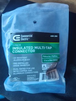 One pack insulated multitap connector