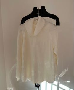 NEW Feminine Elegant Beige And Milky Sweater New With Tag Fit All Sizes