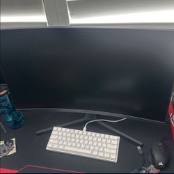 27” Samsung 240hz Monitor And Keyboard And Mouse