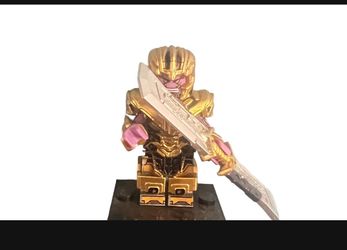 Golden Amor Thanos With Blade Avengers End Game 2 Lego