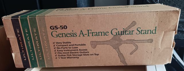 USED ULTIMATE SUPPORT SYSTEMS GS-50 GENESIS GUITAR STAND *READ THE DESCRIPTION & SEE ALL PICS*