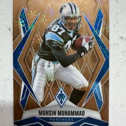 2025 Panini Phoenix Bronze Winter Hyper Prizm 20/50 Muhsin Muhammad #48 Panthers