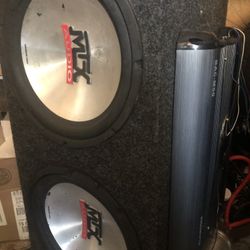 Subwoofer And Amplifier 2000 Watts 