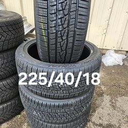 4 brand new continental tires 225/40/18 $650 installation and balance included