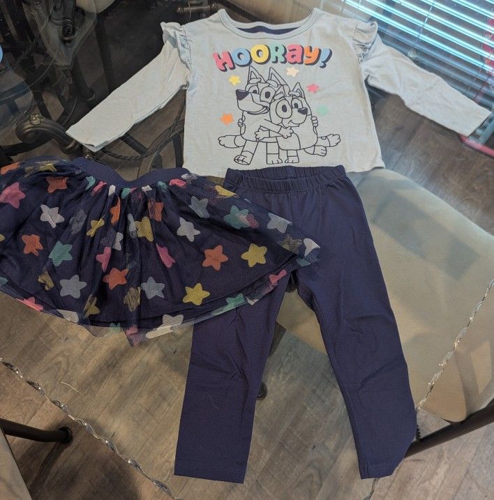 Bluey 3 Piece Outfit