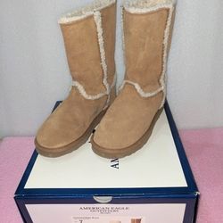 American Eagle Outfitters Convertible Suede Boot - New