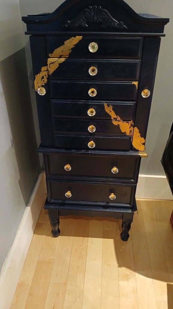 Vintage Jewelry Armoire