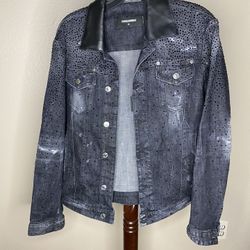 DSQUARED2 Jean Jacket Grey Size Medium