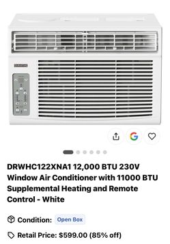 Durastar 12000 BTU Window Air Conditioner