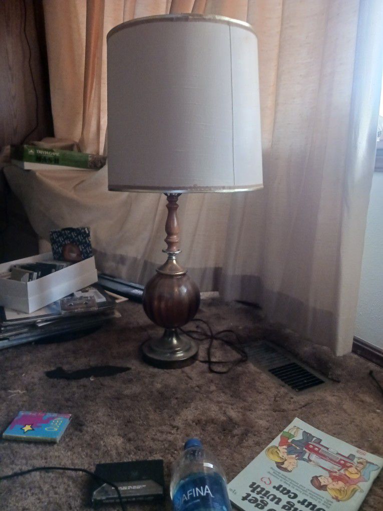 Vintage Lamp With Shade