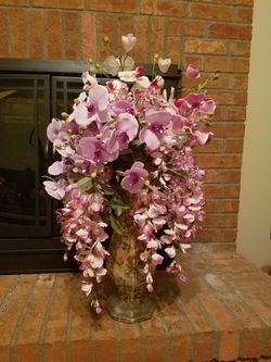 Beautiful flower arrangement in vase