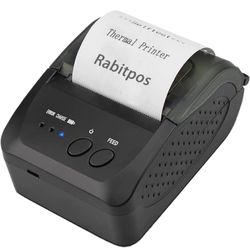 Bluetooth Receipt Printer, 58mm Mini Portable Personal Bill Printer Wireless,Mobile Thermal POS Printer for Small Business,