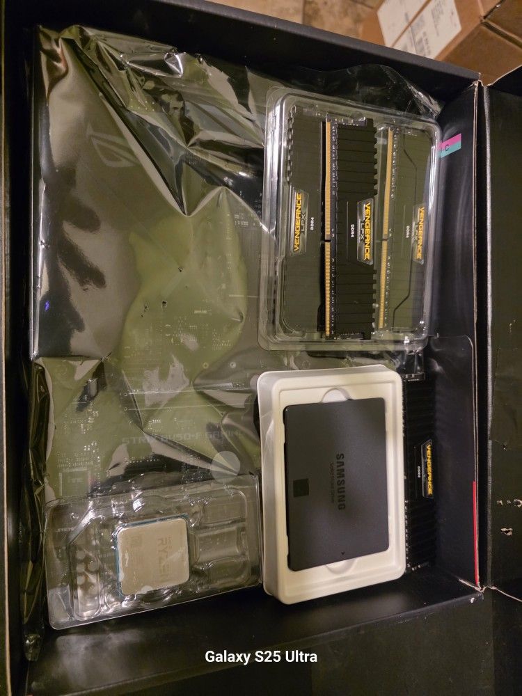 Computer Parts Ready To Be Built