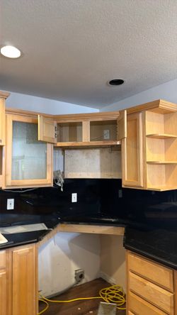 Kitchen cabinets