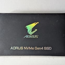 GIGABYTE AORUS NVMe Gen4 M.2 1TB PCI-Express 4.0 Interface High Performance Gaming, Full Body Copper Heat Spreader