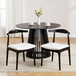 HNY Wooden Dining Chairs set of2