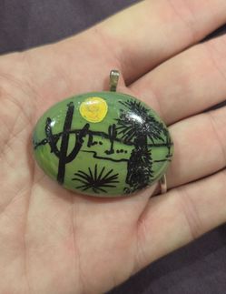 Handmade Desert Sunset Pendant