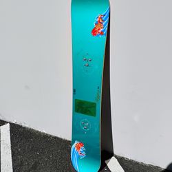 Vintage 1997 Burton Jim Rippey Koi Fish Signature Snowboard 