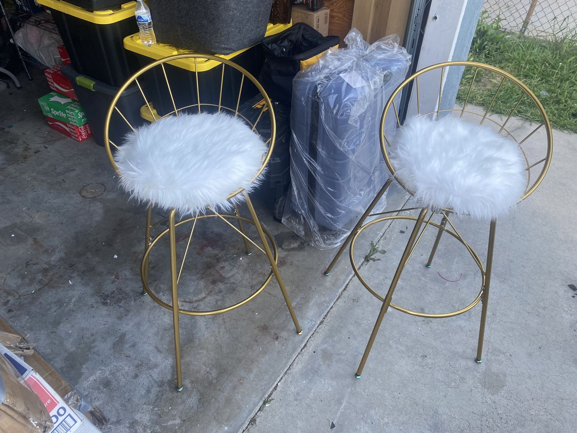 Gold Bar Stools