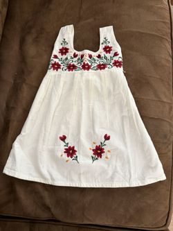 Toddler Dresses Hand Embroidered (2 On One Tag & 1 On The Other Tag) 20$ OBO