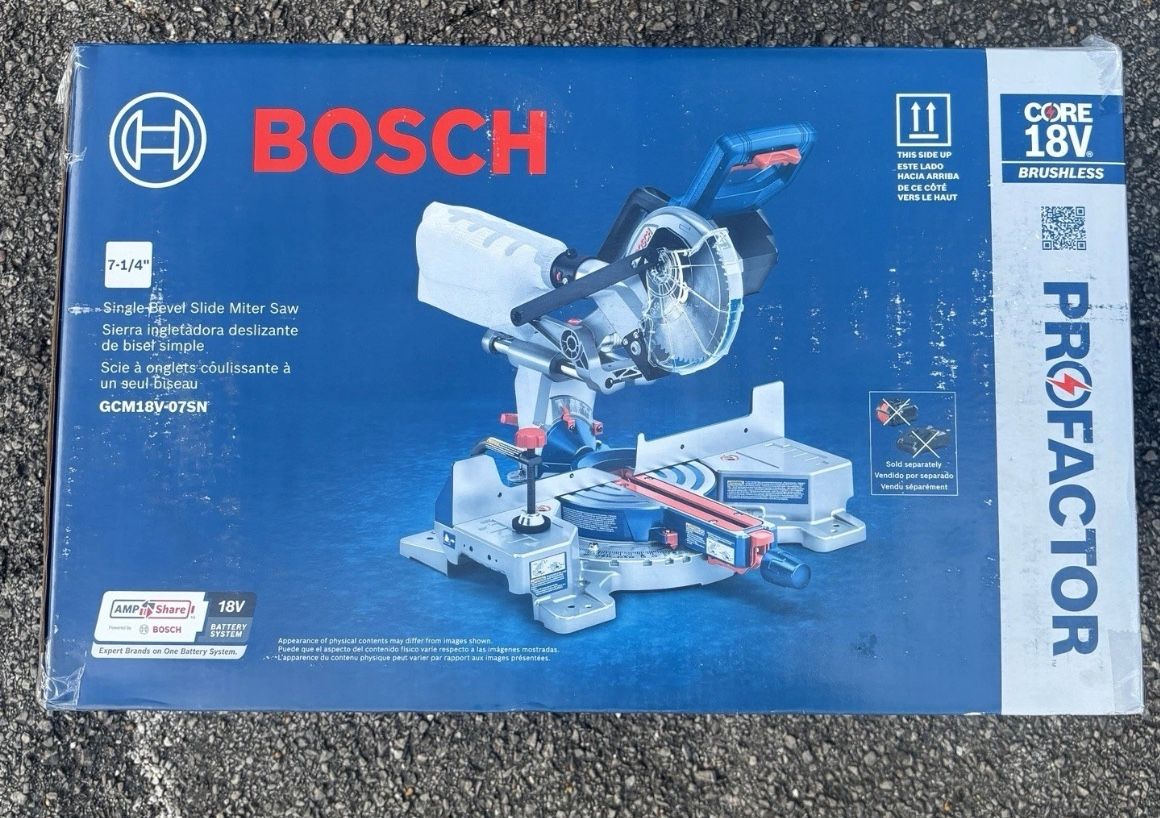 Bosch Profactor 7-1/4-in 18-volt Sliding Compound Cordless Miter Saw