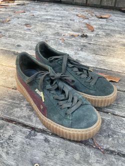 Puma Suede Platform Shoes Size 8