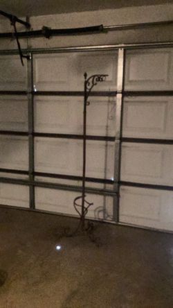 Vintage decorative pole stand for multiple purposes