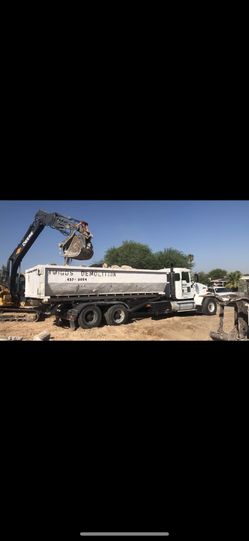 Dumpster / Dompes low boy ( dirt / concrete)
