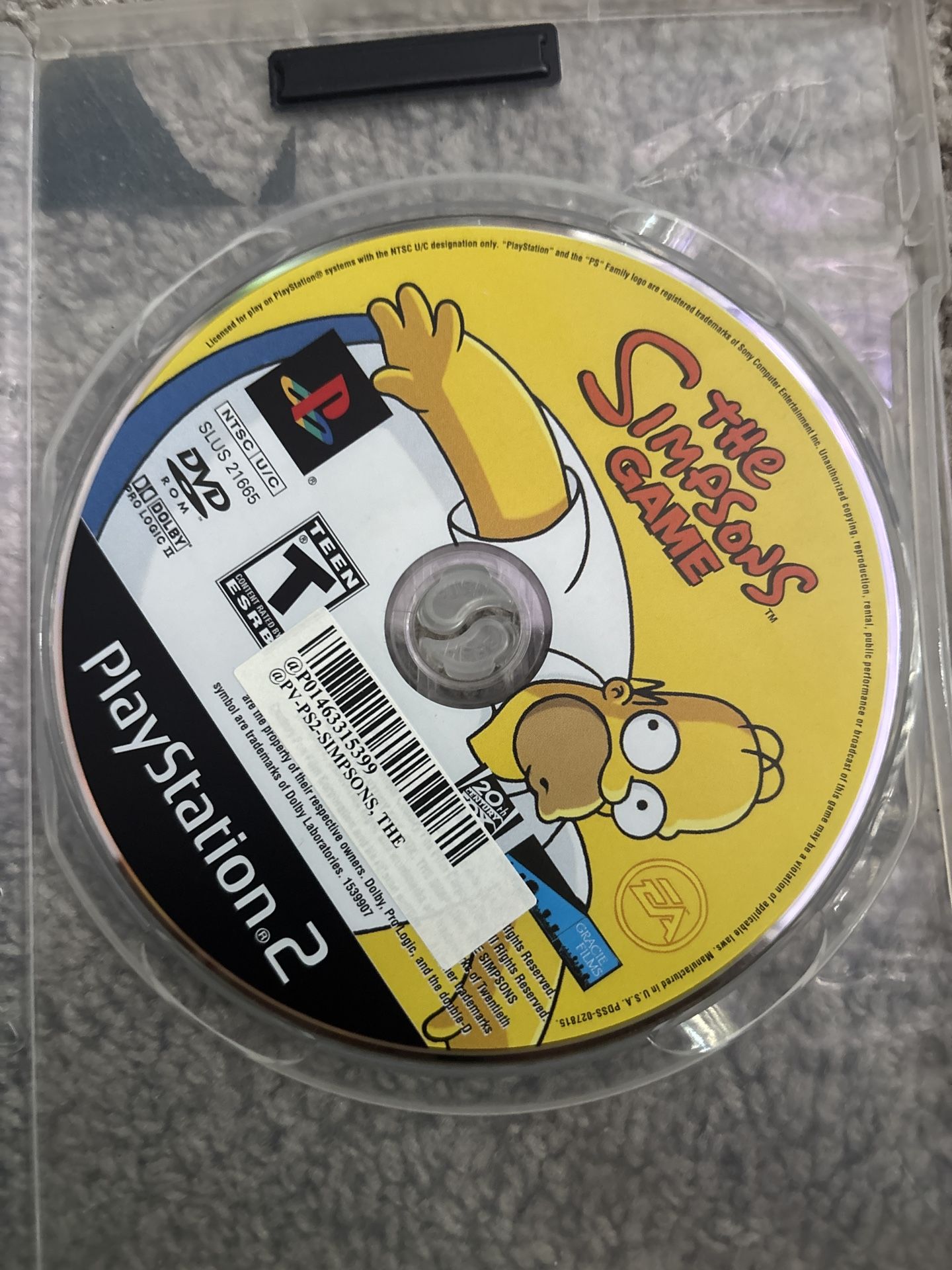 Ps2 The Simpsons Game