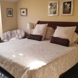 Pottery Barn King Sleigh Bed