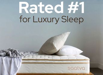 QUEEN SAATVA ORGANIC PILLOW TOP MATTRESS LIQUIDATION SALE