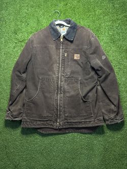Vintage Carhartt Workwear Carpenter Jacket with Blanket linen
