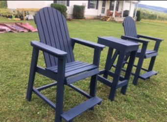 30”hx23”W Bar Hieght Adirondak Chairs/Table