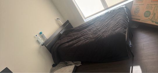 Queen bed and mattress